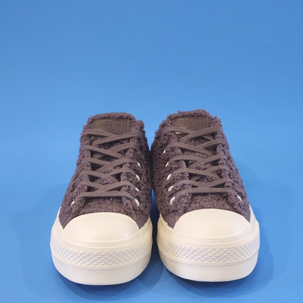 Converse CTAS Lift Ox Violet Ore Sherpa Women's Platform Sneakers 572201C NWT - Picture 6 of 6